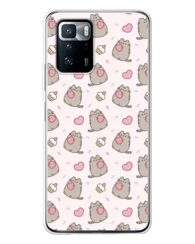 Чехол для Xiaomi POCO X3 GT с картинкой «Пушин и сладости»