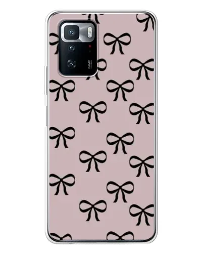 Чехол для Xiaomi POCO X3 GT с картинкой «Черные бантики» Чехол для Xiaomi POCO X3 GT с картинкой «Черные бантики»