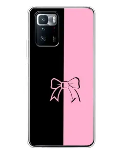 Чехол для Xiaomi POCO X3 GT с картинкой «Половинки банта»