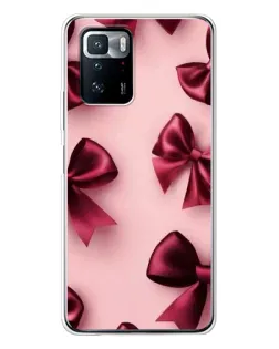 Чехол для Xiaomi POCO X3 GT с картинкой «Бордовый атлас»