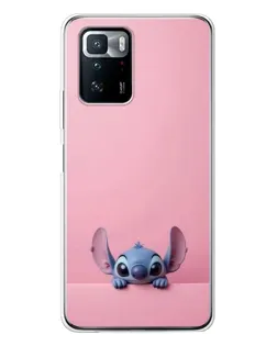 Чехол для Xiaomi POCO X3 GT с картинкой «Stitch выглядывает»
