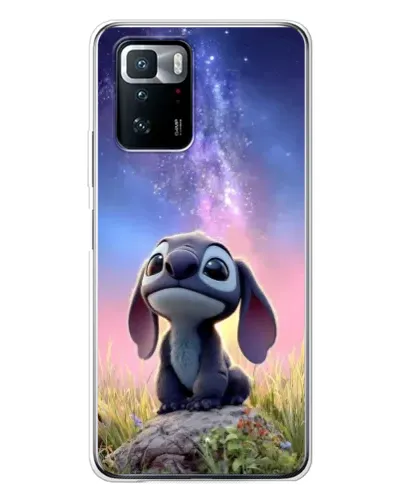 Чехол для Xiaomi POCO X3 GT с картинкой «Стич на рассвете»