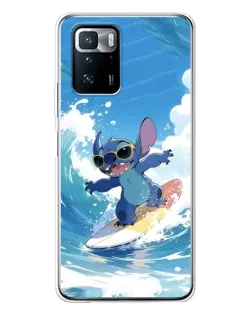 Чехол для Xiaomi POCO X3 GT с картинкой «Стич на волне»