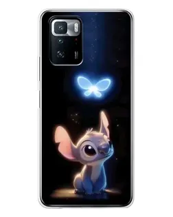 Чехол для Xiaomi POCO X3 GT с картинкой «Сияющий Стич»