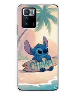 Чехол для Xiaomi POCO X3 GT с картинкой «Стич на серфе»