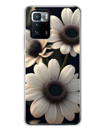 Чохол для Xiaomi POCO X3 GT з картинкою «Білі маргаритки макро»