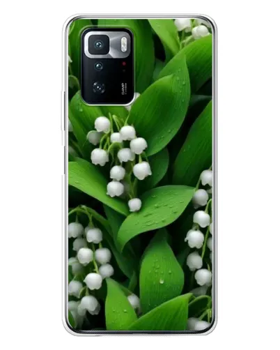 Чохол для Xiaomi POCO X3 GT з картинкою «Конвалії в зелені»
