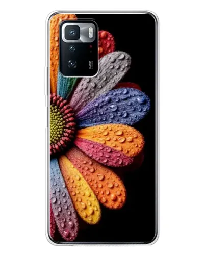Чохол для Xiaomi POCO X3 GT з картинкою «Райдужна квітка»