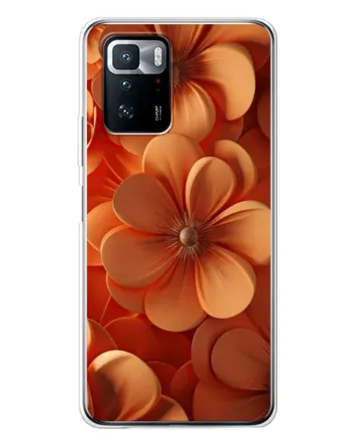 Чохол для Xiaomi POCO X3 GT з картинкою «Помаранчева макро квітка»
