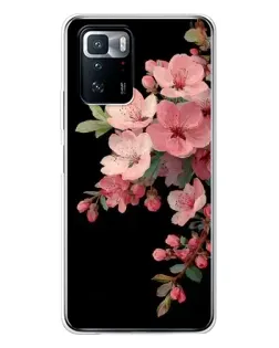 Чохол для Xiaomi POCO X3 GT з картинкою «Рожева гілка сакури»