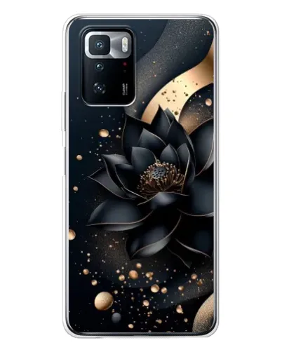 Чохол для Xiaomi POCO X3 GT з картинкою «Чорний лотос»