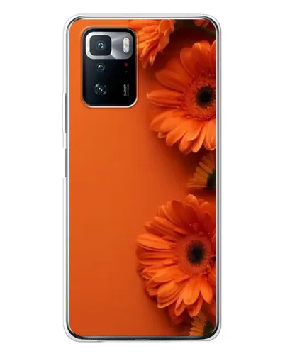Чохол для Xiaomi POCO X3 GT з картинкою «Помаранчеві гербери»