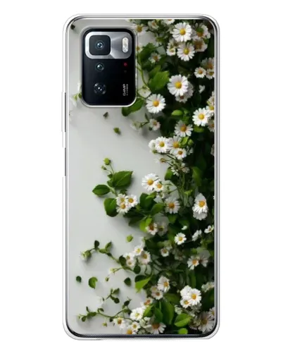 Чохол для Xiaomi POCO X3 GT з картинкою «Гілка дрібних білих квітів»