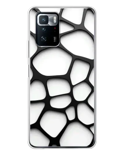 Чехол для Xiaomi POCO X3 GT с картинкой «Белая объемная сетка» Чехол для Xiaomi POCO X3 GT с картинкой «Белая объемная сетка»