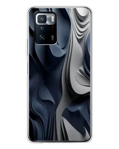Чехол для Xiaomi POCO X3 GT с картинкой «Объемные синие складки» Чехол для Xiaomi POCO X3 GT с картинкой «Объемные синие складки»