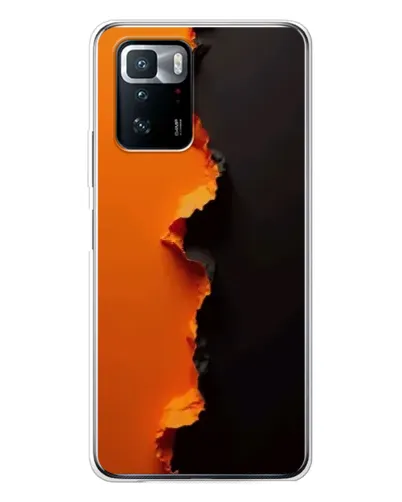 Чехол для Xiaomi POCO X3 GT с картинкой «Оранжевый разлом» Чехол для Xiaomi POCO X3 GT с картинкой «Оранжевый разлом»