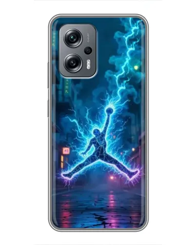 Чехол для Xiaomi POCO X4 GT с картинкой «Jordan Gold Jumpman»