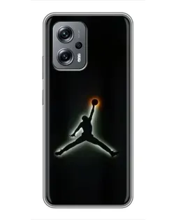 Чехол для Xiaomi POCO X4 GT с картинкой «Jordan Gradient Logo»