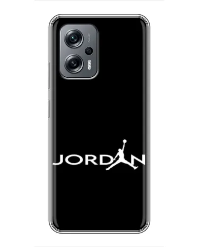 Чехол для Xiaomi POCO X4 GT с картинкой «Jordan White Logo»