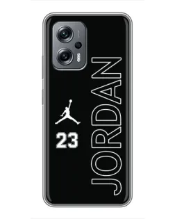 Чехол для Xiaomi POCO X4 GT с картинкой «Jordan Vertical»