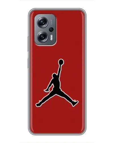 Чехол для Xiaomi POCO X4 GT с картинкой «Jordan Red Back»