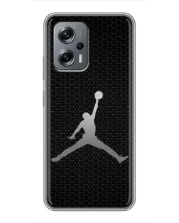 Чехол для Xiaomi POCO X4 GT с картинкой «Jordan Dark Carbon»