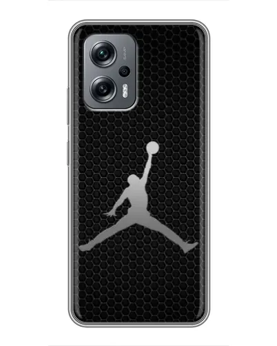 Чехол для Xiaomi POCO X4 GT с картинкой «Jordan Dark Carbon»