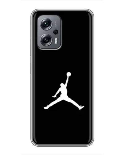 Чехол для Xiaomi POCO X4 GT с картинкой «Jordan Silhouette»
