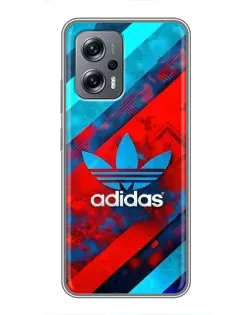 Чехол для Xiaomi POCO X4 GT с картинкой «Абстракция Adidas» Чехол для Xiaomi POCO X4 GT с картинкой «Абстракция Adidas»