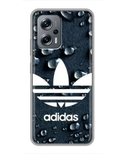 Чехол для Xiaomi POCO X4 GT с картинкой «Adidas Trefoil Blue»
