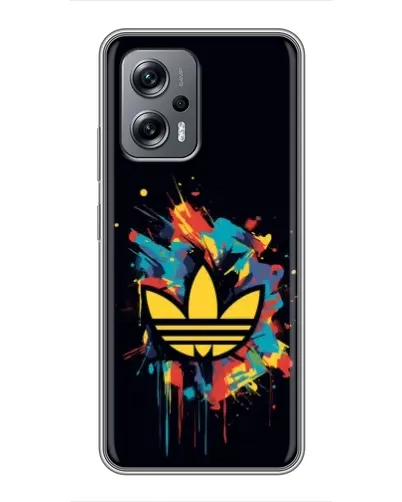Чехол для Xiaomi POCO X4 GT с картинкой «Adidas Splash»