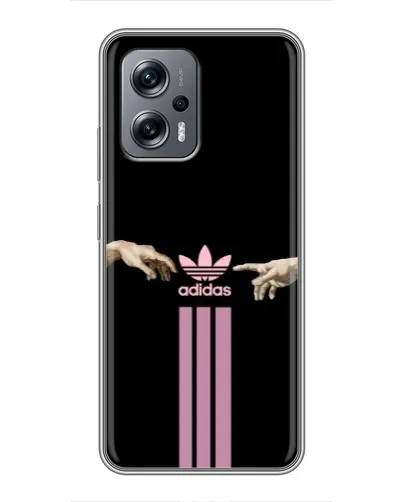 Чехол для Xiaomi POCO X4 GT с картинкой «Adidas Hands»