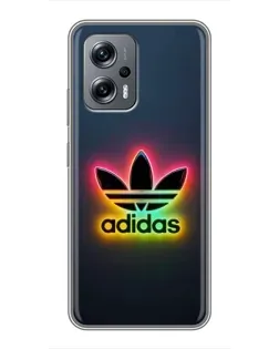 Чехол для Xiaomi POCO X4 GT с картинкой «Неоновый Adidas»