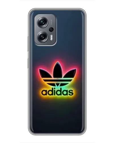 Чехол для Xiaomi POCO X4 GT с картинкой «Неоновый Adidas»