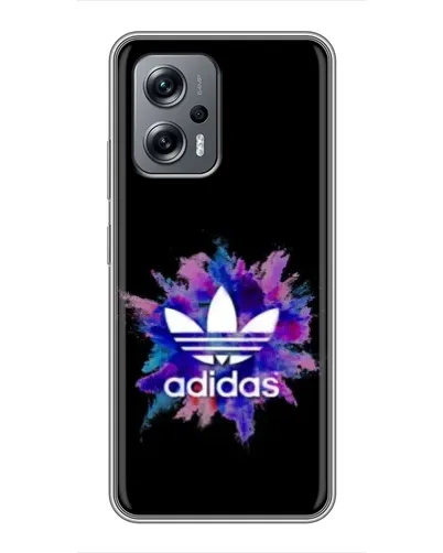 Чехол для Xiaomi POCO X4 GT с картинкой «Взрыв красок Adidas»