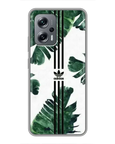 Чехол для Xiaomi POCO X4 GT с картинкой «Пальмовые листья адидас»