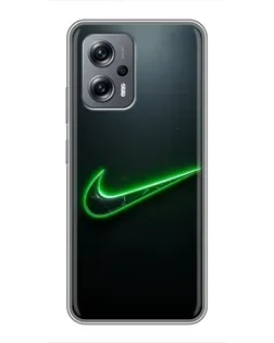 Чохол для Xiaomi POCO X4 GT з картинкою «Неоновий контур Nike» Чохол для Xiaomi POCO X4 GT з картинкою «Неоновий контур Nike»