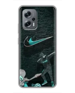 Чехол для Xiaomi POCO X4 GT с картинкой «Спортивный арт Nike» Чехол для Xiaomi POCO X4 GT с картинкой «Спортивный арт Nike»