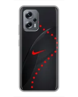 Чехол для Xiaomi POCO X4 GT с картинкой «Абстрактный дизайн Nike» Чехол для Xiaomi POCO X4 GT с картинкой «Абстрактный дизайн Nike»