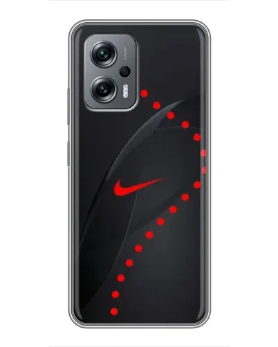 Чехол для Xiaomi POCO X4 GT с картинкой «Абстрактный дизайн Nike»