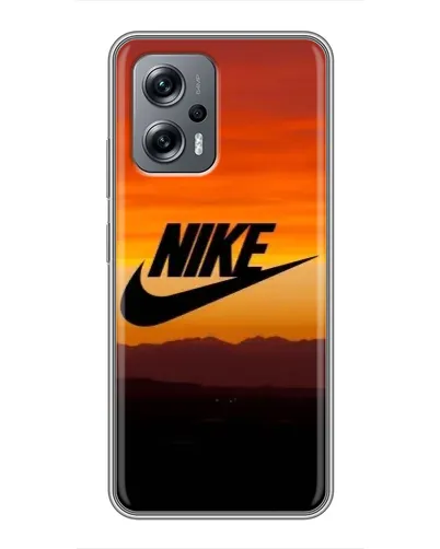 Чехол для Xiaomi POCO X4 GT с картинкой «Nike — вечерний горизонт»