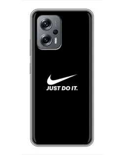 Чехол для Xiaomi POCO X4 GT с картинкой «Минимализм от Nike» Чехол для Xiaomi POCO X4 GT с картинкой «Минимализм от Nike»