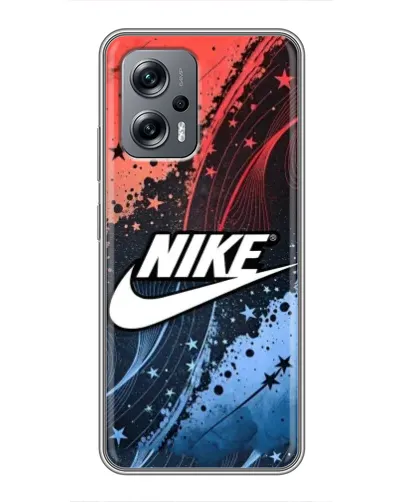 Чехол для Xiaomi POCO X4 GT с картинкой «Градиентный принт Найк»