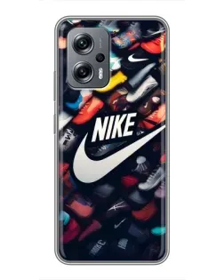 Чехол для Xiaomi POCO X4 GT с картинкой «Коллекция кроссовок Nike» Чехол для Xiaomi POCO X4 GT с картинкой «Коллекция кроссовок Nike»