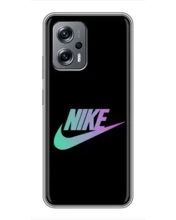 Чехол для Xiaomi POCO X4 GT с картинкой «Nike — городская ночь» Чехол для Xiaomi POCO X4 GT с картинкой «Nike — городская ночь»