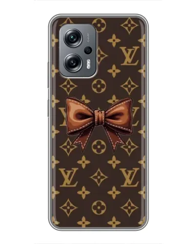Чехол для Xiaomi POCO X4 GT с картинкой «LV с бантом»