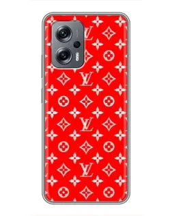 Чехол для Xiaomi POCO X4 GT с картинкой «Яркий паттерн LV»