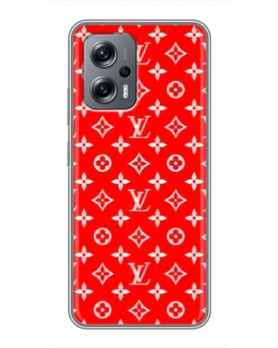 Чехол для Xiaomi POCO X4 GT с картинкой «Яркий паттерн LV»