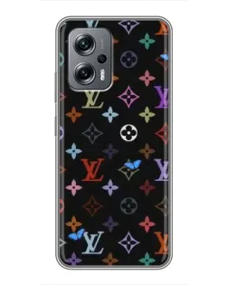 Чехол для Xiaomi POCO X4 GT с картинкой «Цветная монограмма LV»
