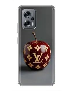 Чехол для Xiaomi POCO X4 GT с картинкой «Красное яблоко LV»